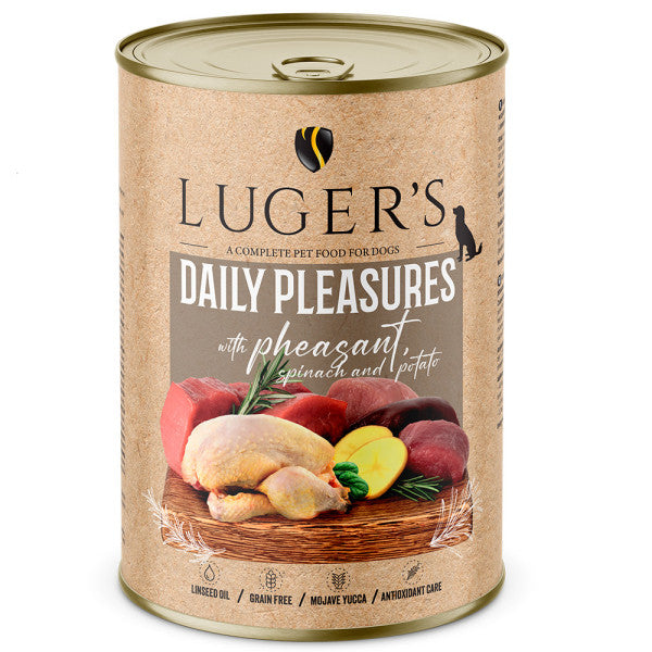 Luger's Daily Pleasures - Cão Adulto - Patê (Vários Sabores)