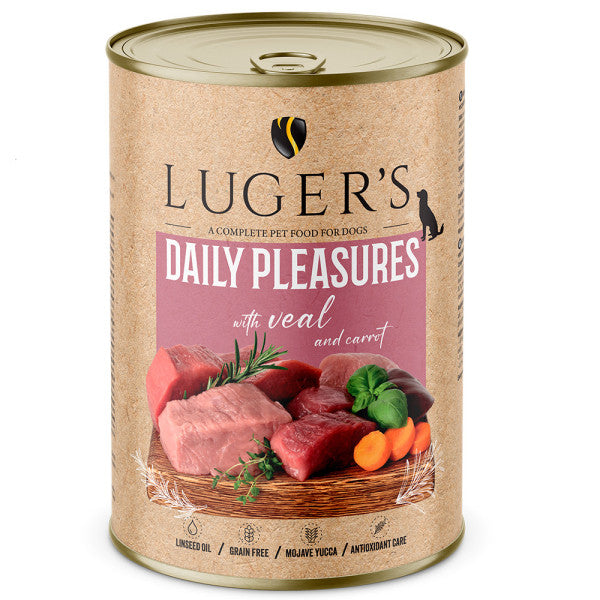 Luger's Daily Pleasures - Cão Adulto - Patê (Vários Sabores)