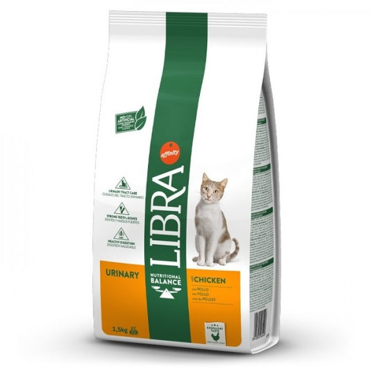 Libra Adult Urinary - Ração seca para gato adulto com sensibilidade urinária - Frango