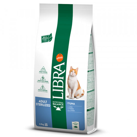 Libra Adult Sterilized - Ração seca para gato adulto esterilizado - Atum