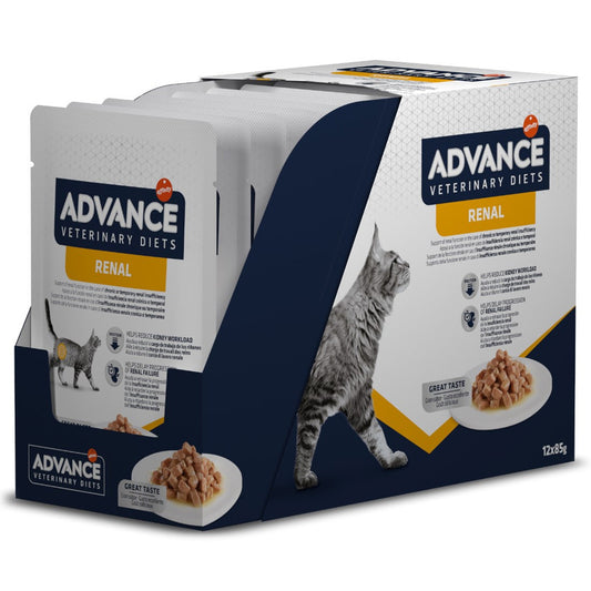 Advance VET - Gato Adulto com Problemas de Saúde - Patê (Vários Tipos)