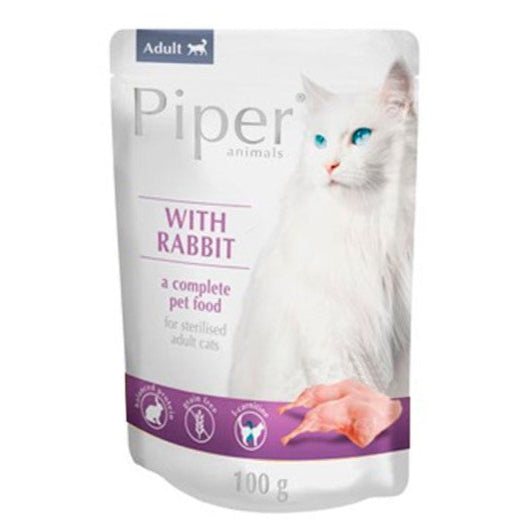 Piper Sterilised - Gato Adulto Esterilizado - Patê (Coelho ou Atum)