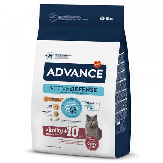 Advance Sterilized Senior +10 - Frango e arroz