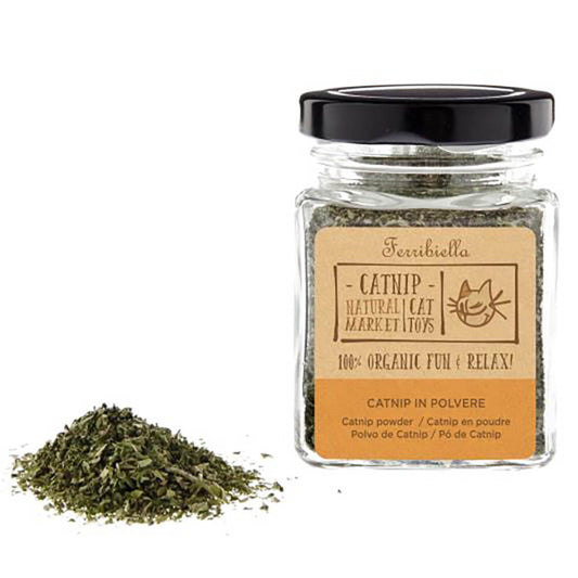Catnip em pó atrativo para gato - Ferribiella