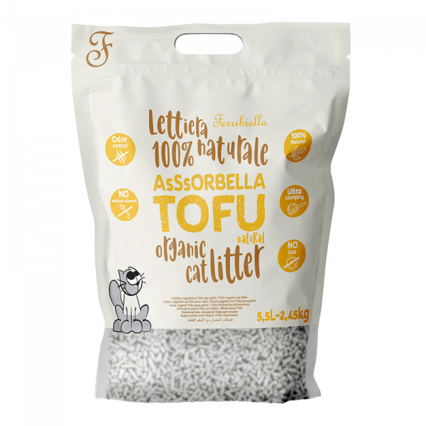 Areia 100% Natural de Tofu - Ferribiella
