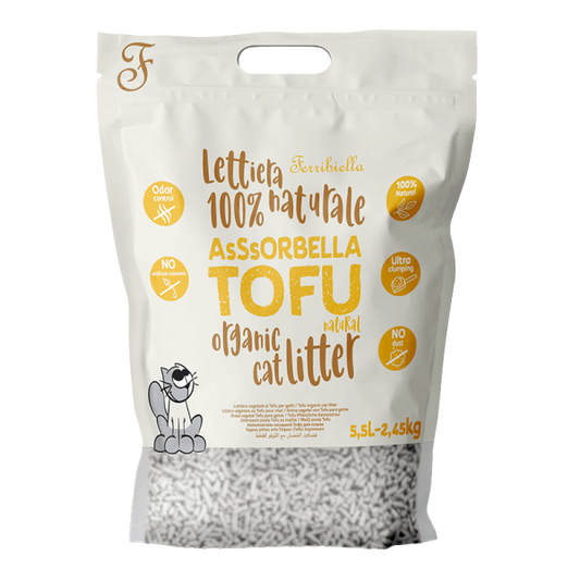 Areia 100% Natural de Tofu - Ferribiella