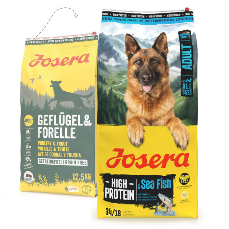 Josera Grainfree - Cão Adulto - Aves & Truta com Batata Doce