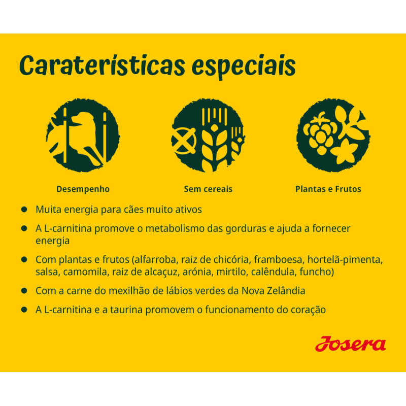 Josera Grainfree - Cão Adulto - Aves & Truta com Batata Doce