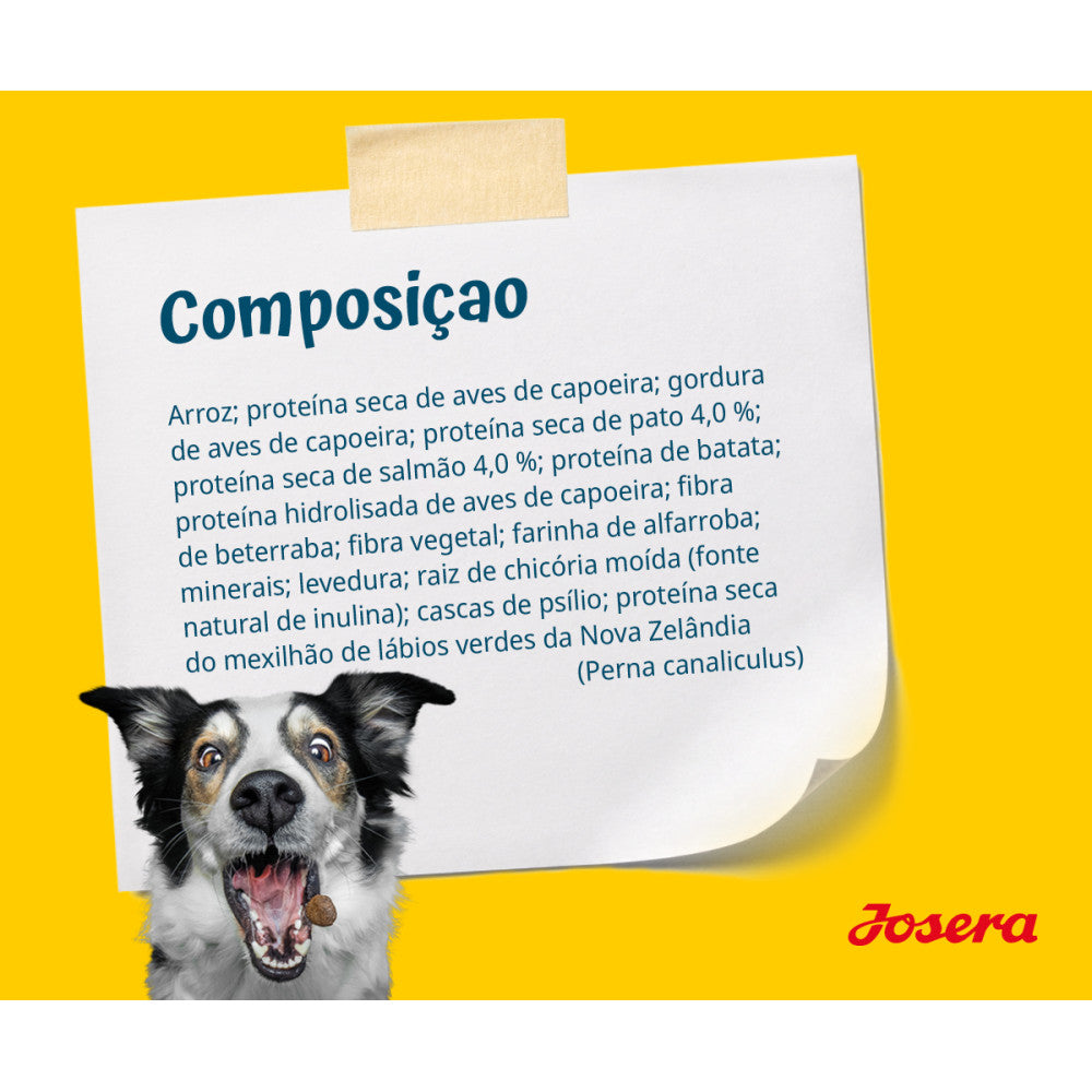Josera Medi Maxi SensiJunior - Ração Seca para Cão Puppy Médio/Grande com Sensibilidades - Pato e Salmão