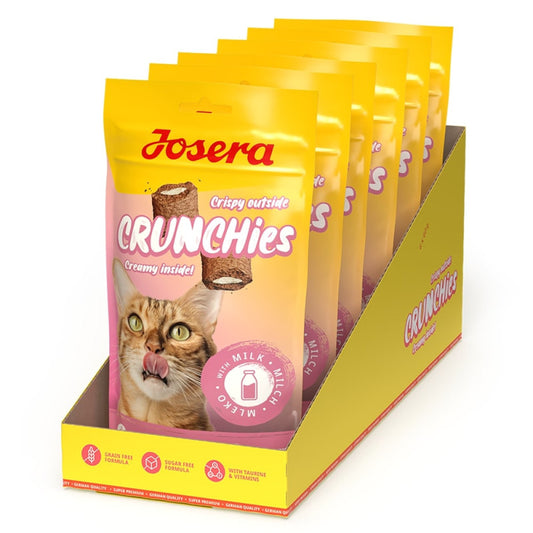 Josera Crunchies - Snacks com recheio para gato ( Vários Sabores)