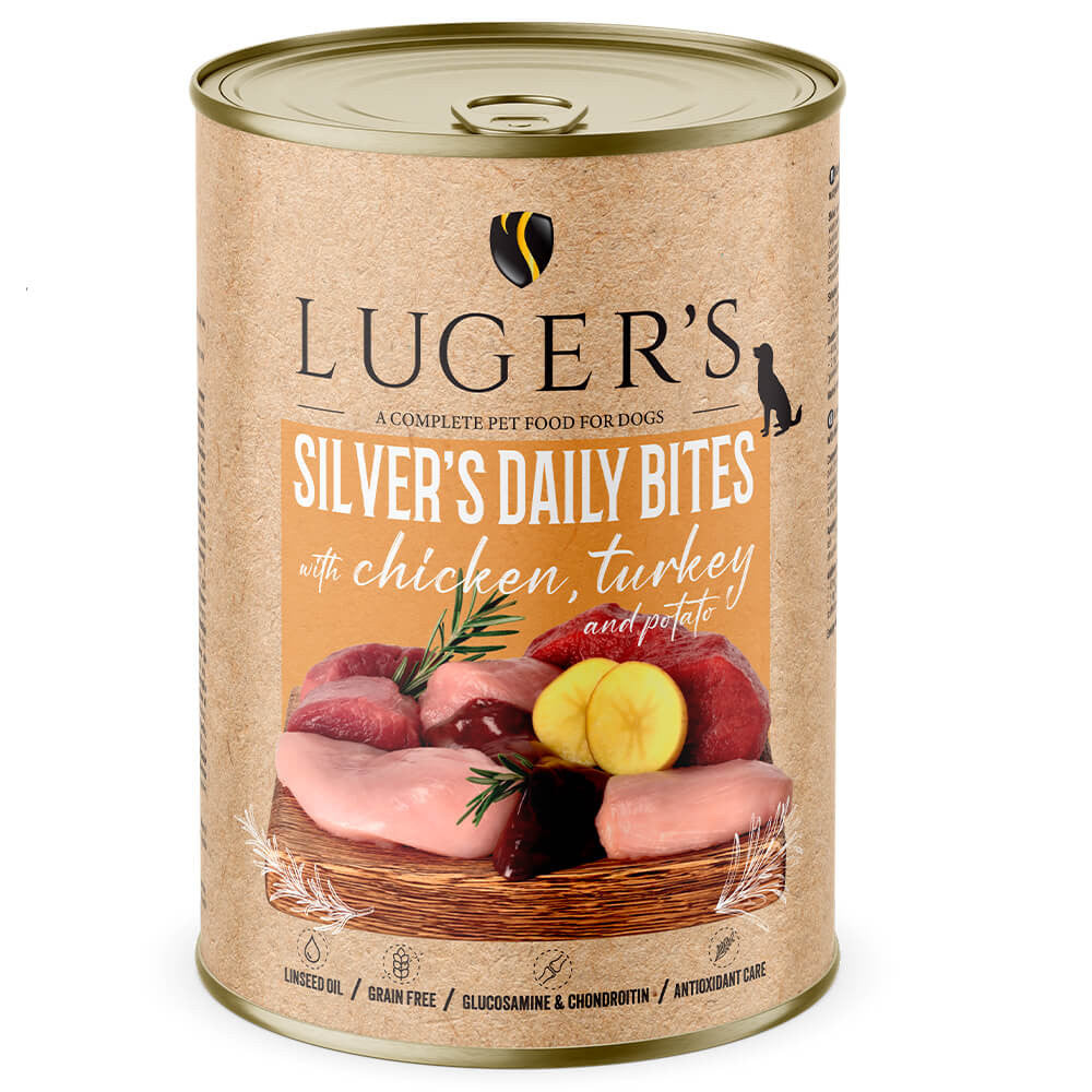 Luger's Silver's Daily Bites - Cão Sénior - Patê
