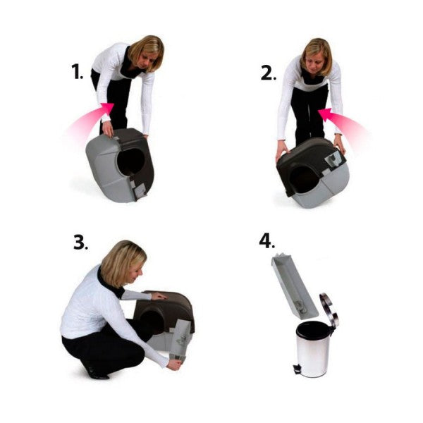 Caixa de Areia fechada Roll N'Clean - Omega Paw