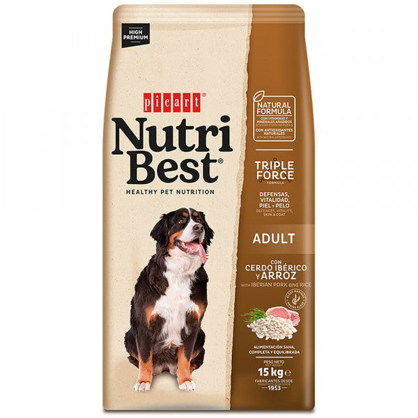 Picart Nutribest - Cão adulto - Porco ibérico e arroz