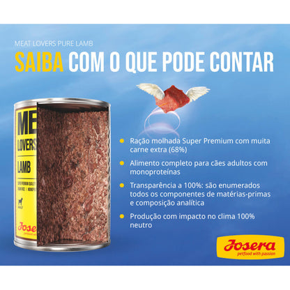 Josera Meat Lovers Pure - Cão Adulto - Patê (Vários Sabores)