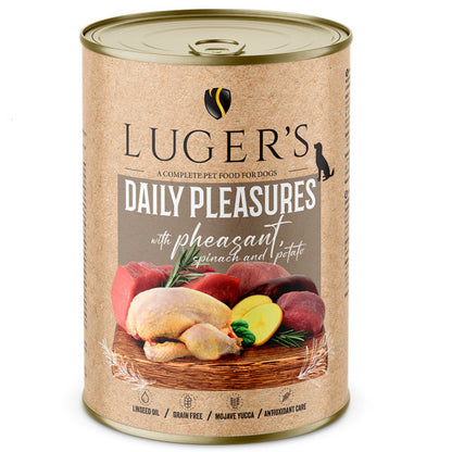 Luger's Daily Pleasures - Cão Adulto - Patê (Vários Sabores)