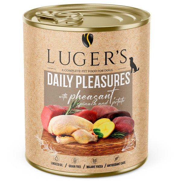 Luger's Daily Pleasures - Cão Adulto - Patê (Vários Sabores)