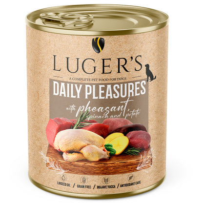 Luger's Daily Pleasures - Cão Adulto - Patê (Vários Sabores)