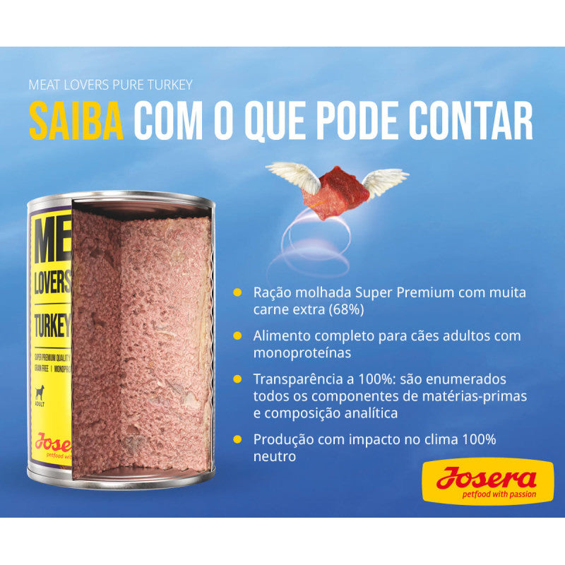 Josera Meat Lovers Pure - Cão Adulto - Patê (Vários Sabores)