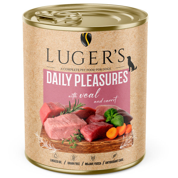 Luger's Daily Pleasures - Cão Adulto - Patê (Vários Sabores)