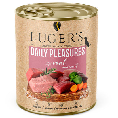 Luger's Daily Pleasures - Cão Adulto - Patê (Vários Sabores)