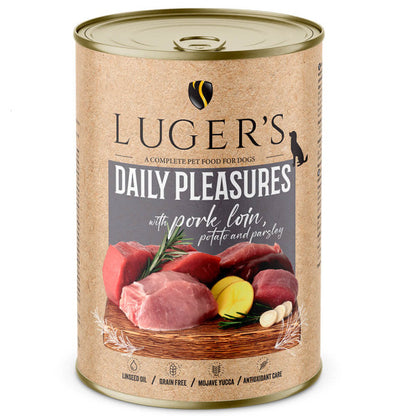 Luger's Daily Pleasures - Cão Adulto - Patê (Vários Sabores)