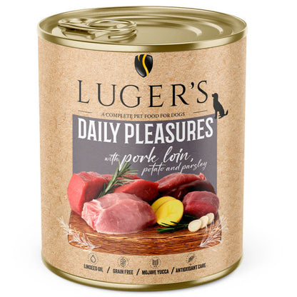 Luger's Daily Pleasures - Cão Adulto - Patê (Vários Sabores)