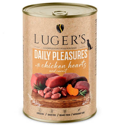 Luger's Daily Pleasures - Cão Adulto - Patê (Vários Sabores)