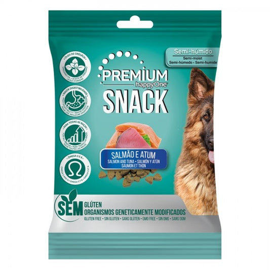 happyOne Premium Snacks - Cão Adulto (Salmão e Atum/Frango/Borrego)