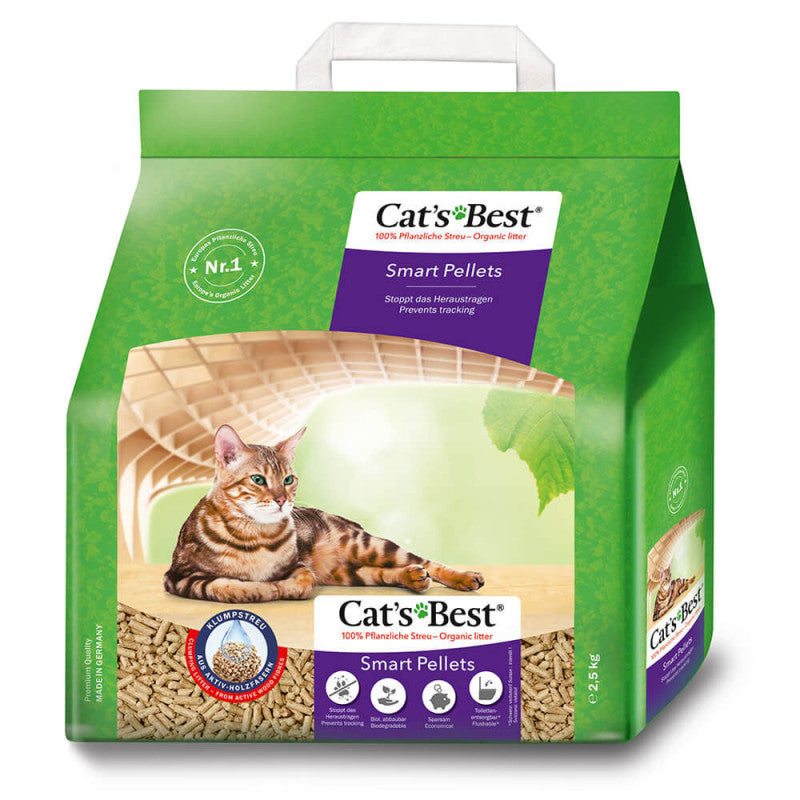 Cat’s Best Smart Pellets - Areia Aglomerante Ecológica para Gatos