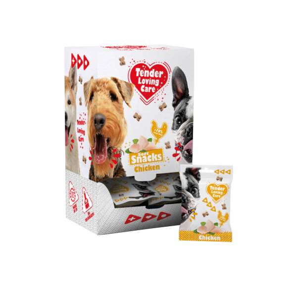 Soft Snacks Duvo Plus - Cão Adulto (Frango/Salmão/Presunto/Fígado)