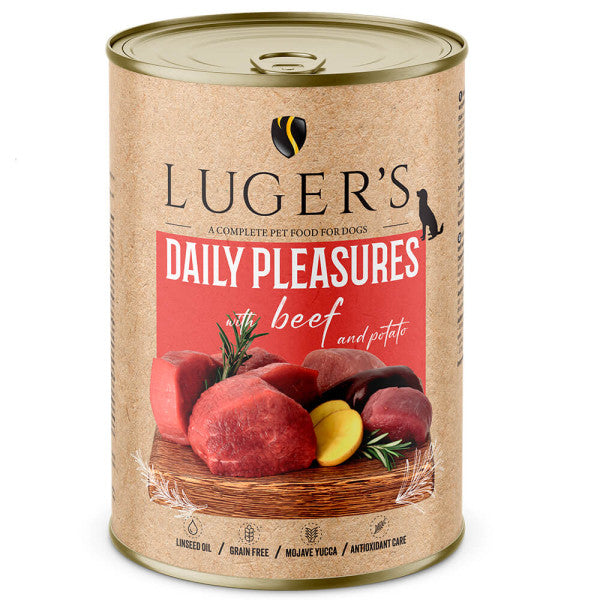 Luger's Daily Pleasures - Cão Adulto - Patê (Vários Sabores)