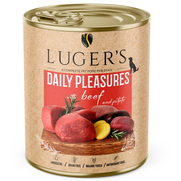 Luger's Daily Pleasures - Cão Adulto - Patê (Vários Sabores)