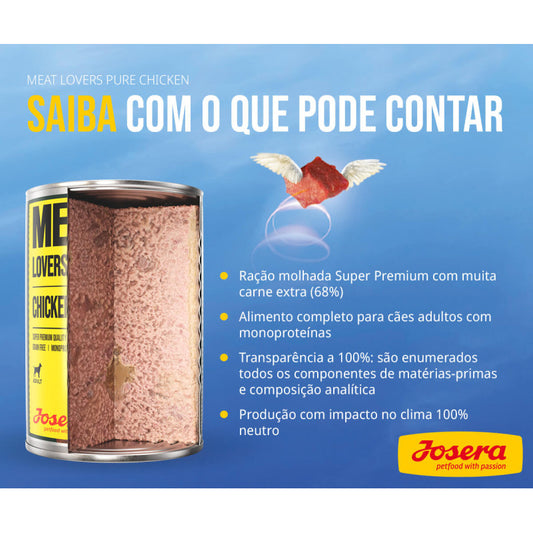 Josera Meat Lovers Pure - Cão Adulto - Patê (Vários Sabores)