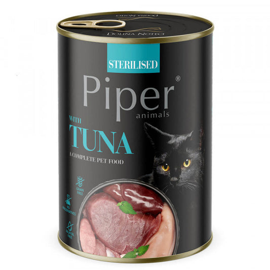 Piper Sterilised - Gato Adulto Esterilizado - Patê (Coelho ou Atum)