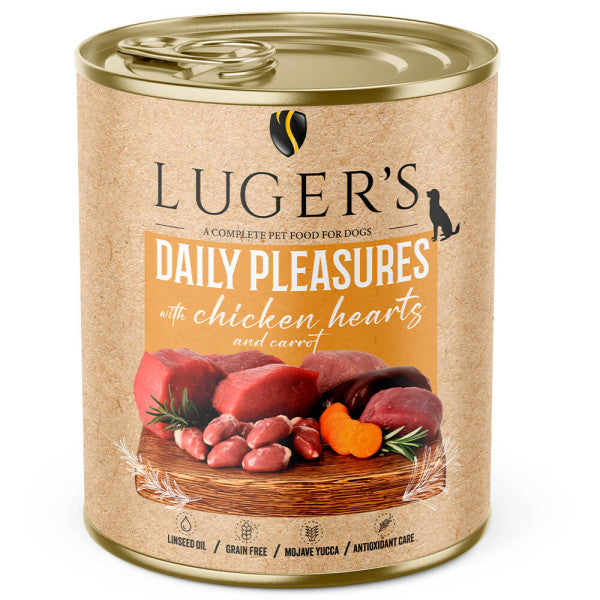 Luger's Daily Pleasures - Cão Adulto - Patê (Vários Sabores)