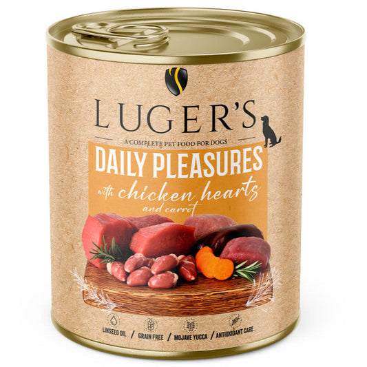 Luger's Daily Pleasures - Cão Adulto - Patê (Vários Sabores)