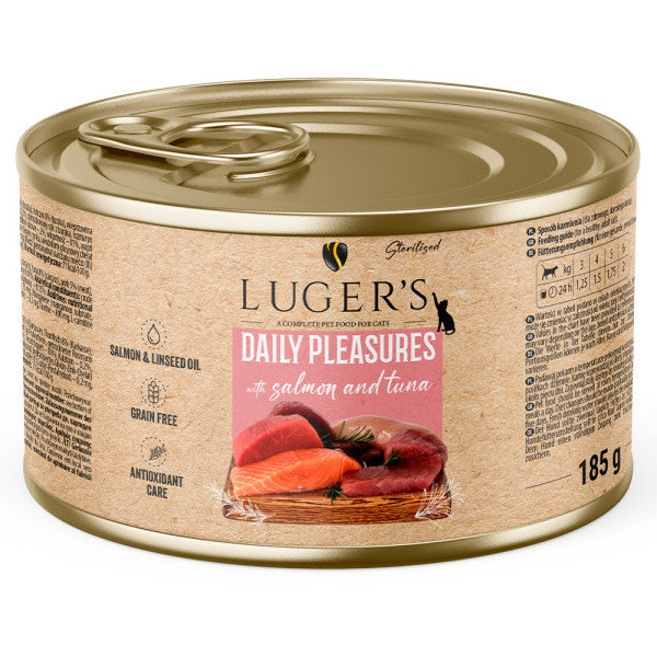 Luger’s Daily Pleasures - Gato Adulto Esterilizado - Patê (Vários Sabores)