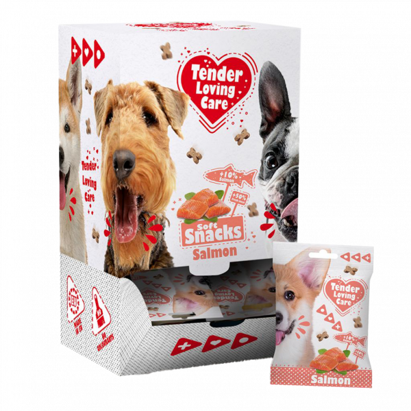 Soft Snacks Duvo Plus - Cão Adulto (Frango/Salmão/Presunto/Fígado)