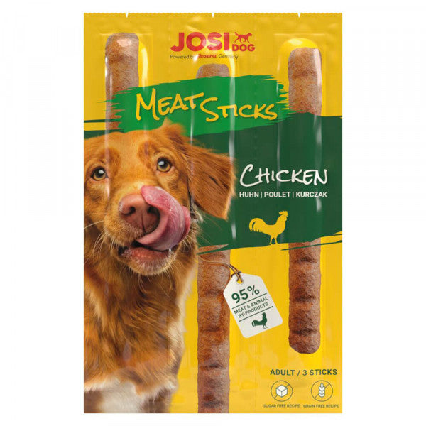 JosiDog Snack em Stick - Cão Adulto (Vaca/Borrego/Frango)