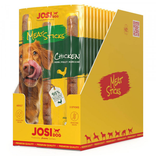JosiDog Snack em Stick - Cão Adulto (Vaca/Borrego/Frango)