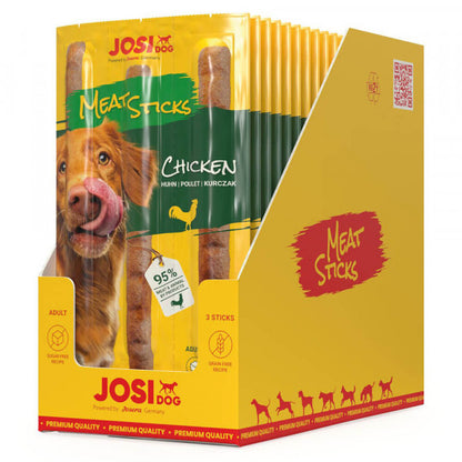 JosiDog Snack em Stick - Cão Adulto (Vaca/Borrego/Frango)