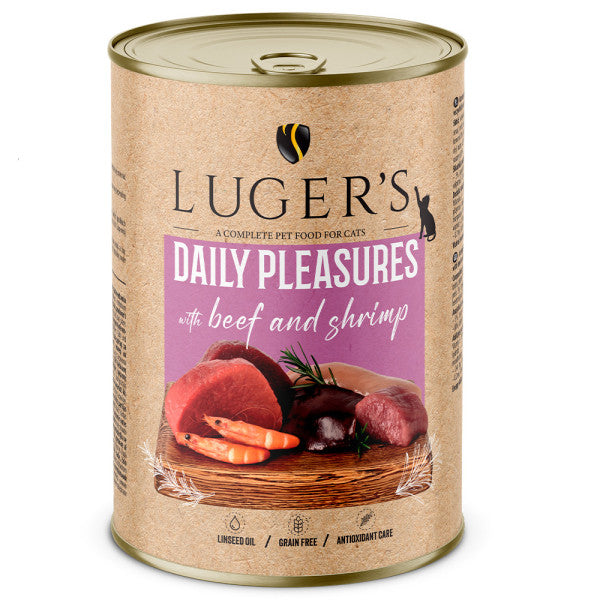 Luger’s Daily Pleasures - Gato Adulto Esterilizado - Patê (Vários Sabores)