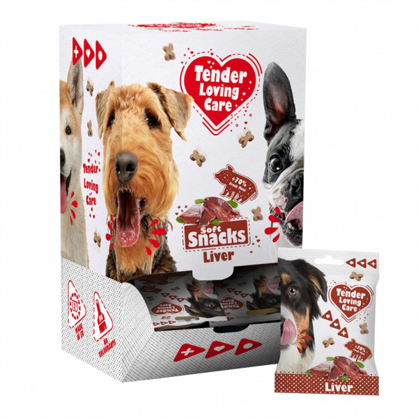 Soft Snacks Duvo Plus - Cão Adulto (Frango/Salmão/Presunto/Fígado)