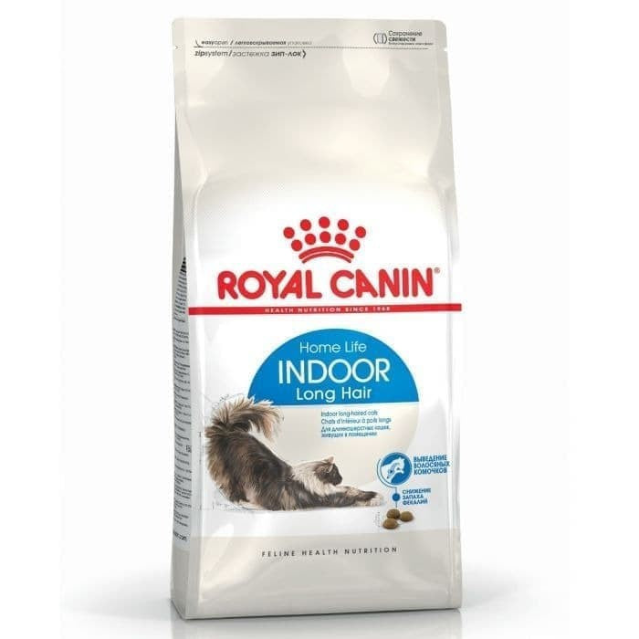 Royal Canin Indoor Long Hair Adult - Ração seca para gato de interior com pelo longo