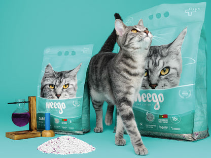 Weego Care+ - Areia Aglomerante com Controlo de pH para Gatos