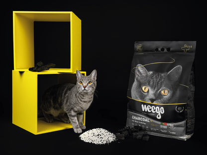 Weego Charcoal Plus+ - Areia Aglomerante com Carvão Ativado para Gatos