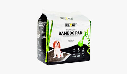 Dashi Bamboo Pads - Resguardos Absorventes para Cães com Carvão de Bambu (Até 2L)