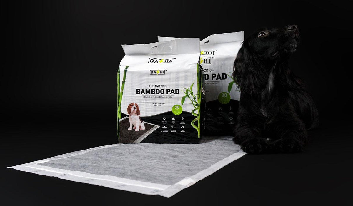 Dashi Bamboo Pads - Resguardos Absorventes para Cães com Carvão de Bambu (Até 2L)