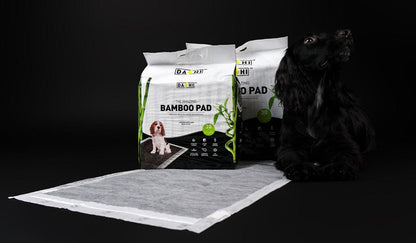 Dashi Bamboo Pads - Resguardos Absorventes para Cães com Carvão de Bambu (Até 2L)