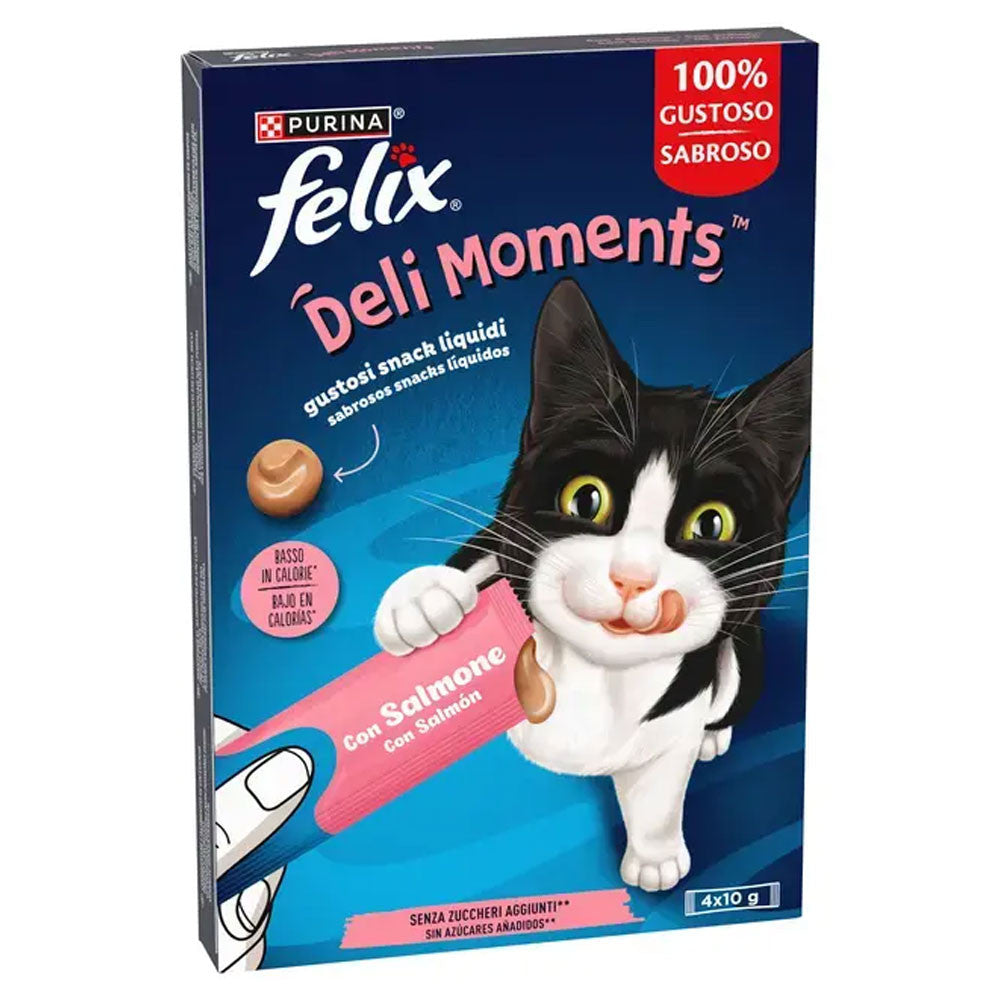 Felix Deli Moments - Snack líquido para gatos (Vários Sabores)